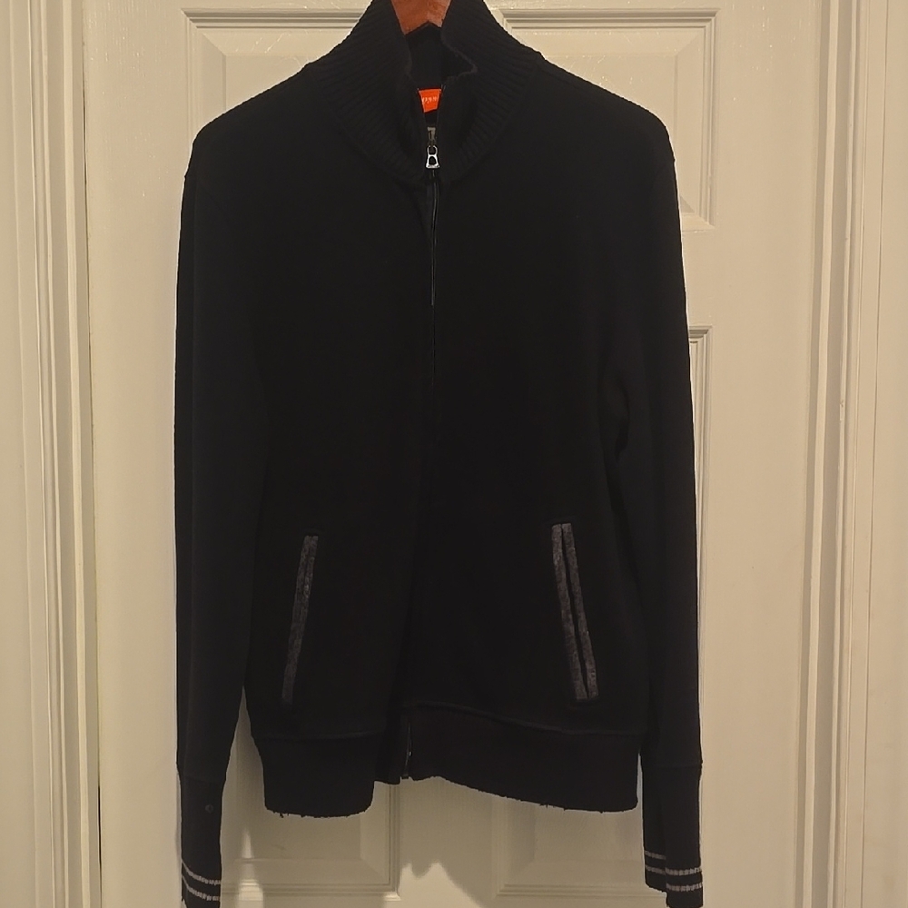 BOSS Black Embroidered Sweatshirt